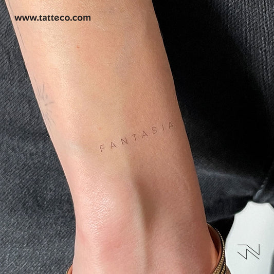 Tatuaje temporal 'Fantasía' de Jakenowicz - Juego de 3