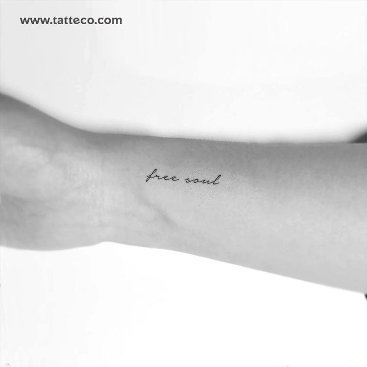 Free Soul Temporary Tattoo - Set of 3