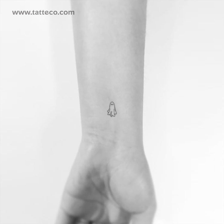 Ghost Temporary Tattoo - Set of 3
