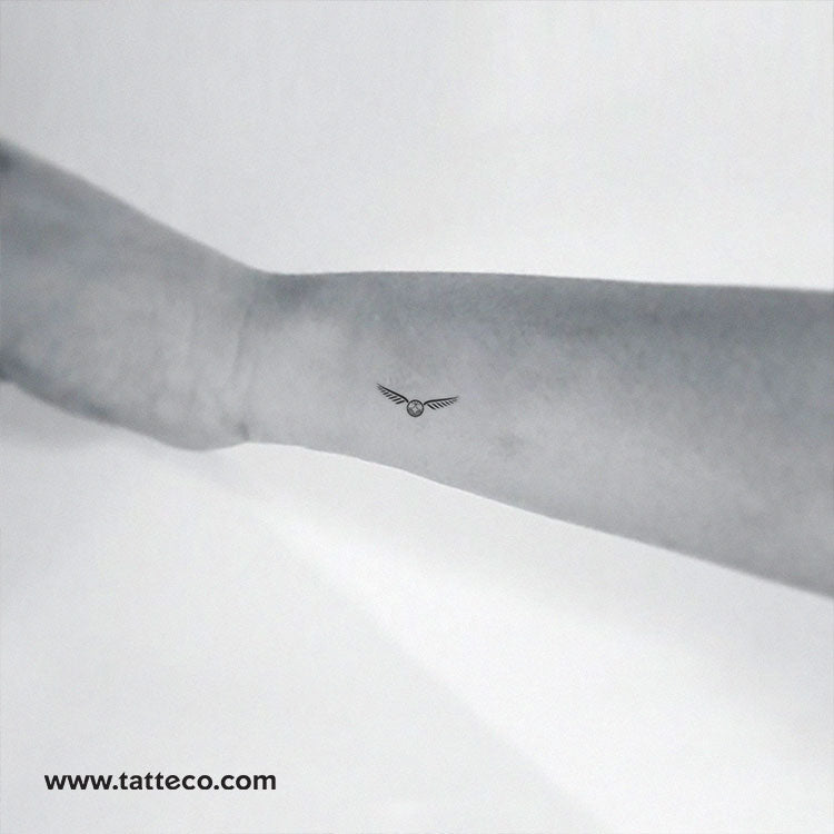 Golden Snitch Temporary Tattoo - Set of 3