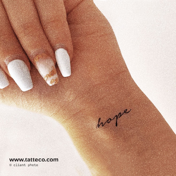 Hope Temporary Tattoo - Set of 3