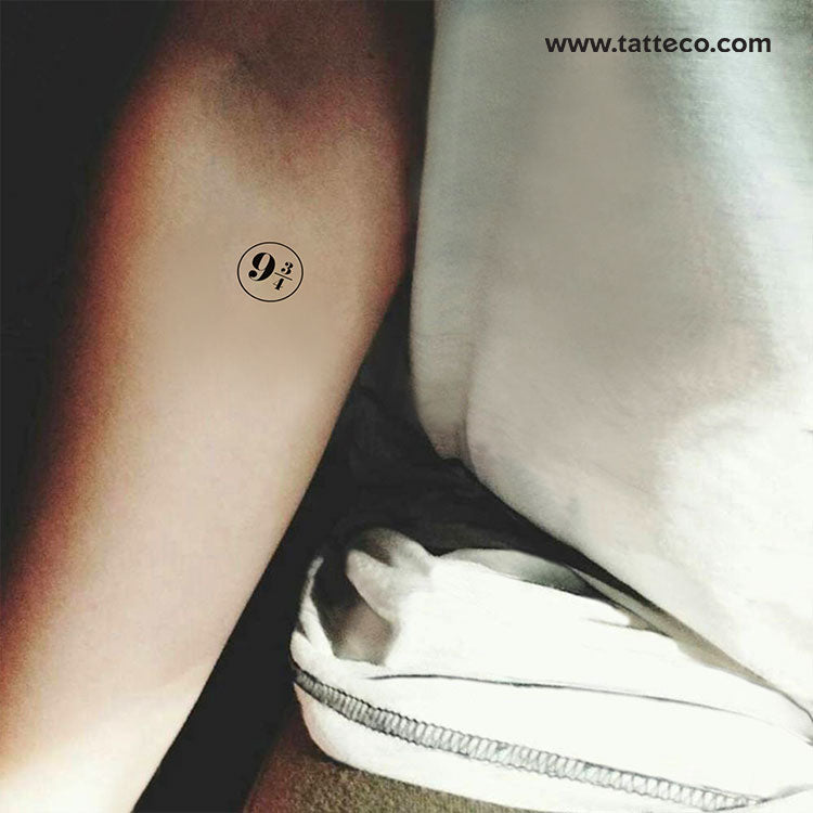 9¾ Temporary Tattoo - Set of 3