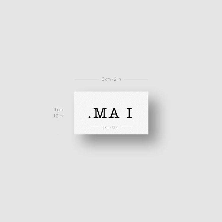 I AM. Temporary Tattoo - Set of 3