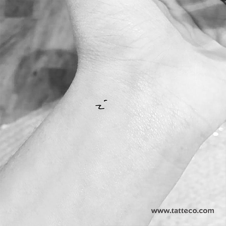 I Handwritten Letter Temporary Tattoo - Set of 3