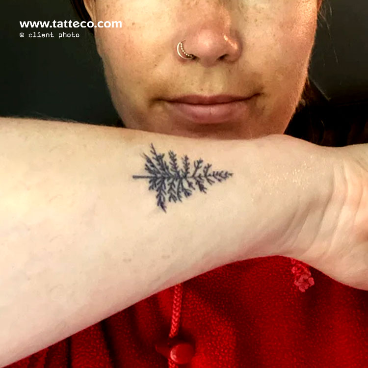 Pine Tree Semi-Permanent Tattoo - Set of 2