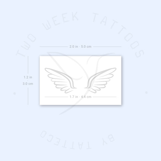 Wing Couple Semi-Permanent Tattoo - Set of 2