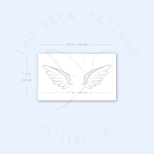 Wing Couple Semi-Permanent Tattoo - Set of 2