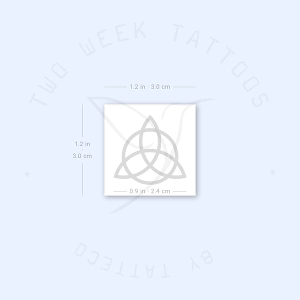 Trinity Knot Semi-Permanent Tattoo - Set of 2