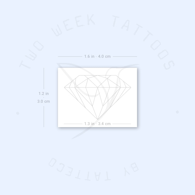 Diamond Semi-Permanent Tattoo - Set of 2