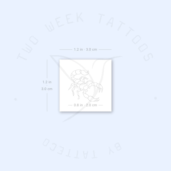 Scorpion Semi-Permanent Tattoo - Set of 2