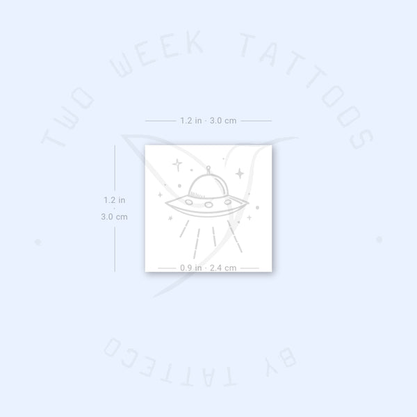UFO Semi-Permanent Tattoo - Set of 2
