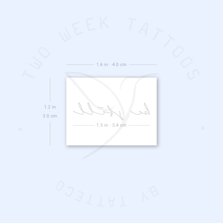 Be Still Semi-Permanent Tattoo - Set of 2