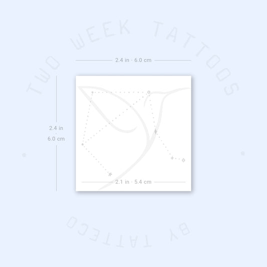 Tatuaje semipermanente de puntos de Libra - Juego de 2