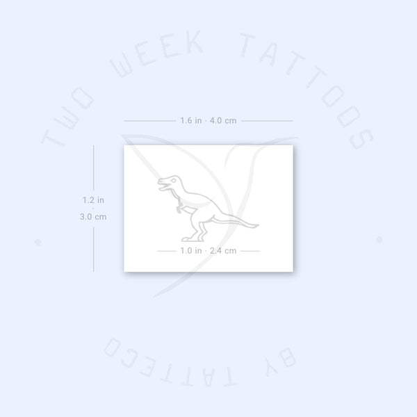 T-Rex Semi-Permanent Tattoo - Set of 2