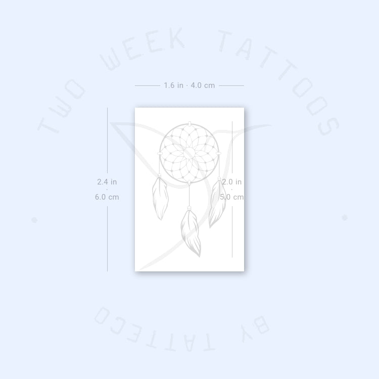 Dreamcatcher Semi-Permanent Tattoo - Set of 2
