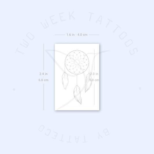Tatuaje semipermanente de atrapasueños (juego de 2)