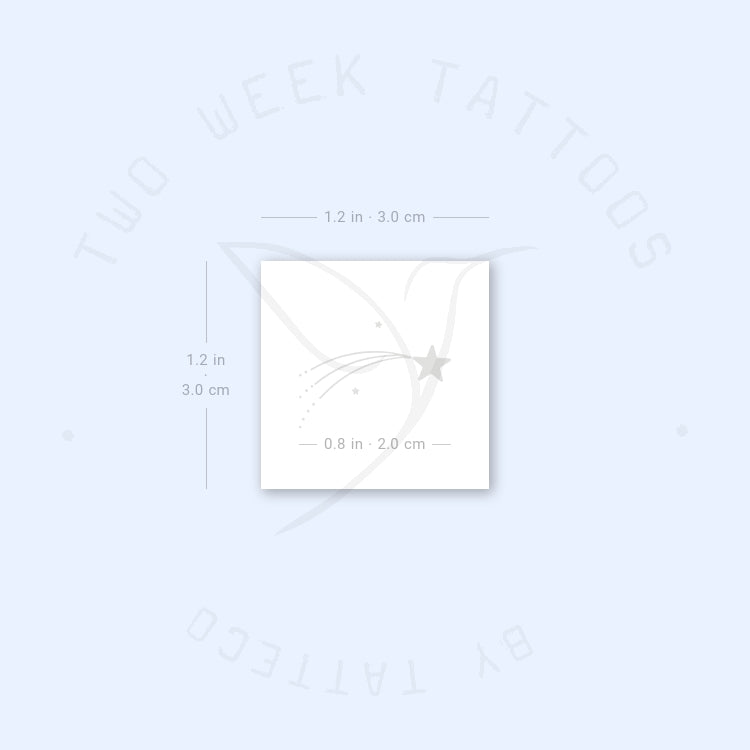 Little Shooting Star Semi-Permanent Tattoo - Set of 2
