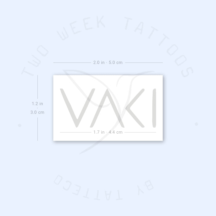 I Am Greater Than My Highs And Lows Symbol Semi-Permanent Tattoo - Set of 2