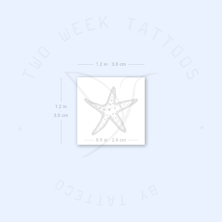Starfish Semi-Permanent Tattoo - Set of 2