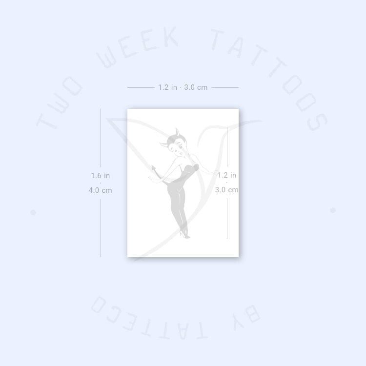 She-devil Semi-Permanent Tattoo - Set of 2