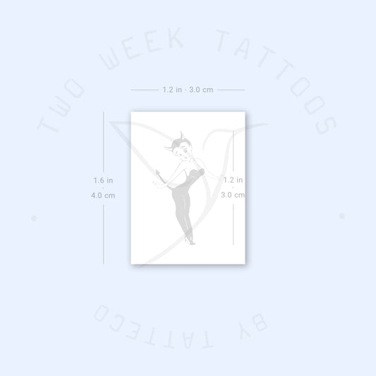 She-devil Semi-Permanent Tattoo - Set of 2