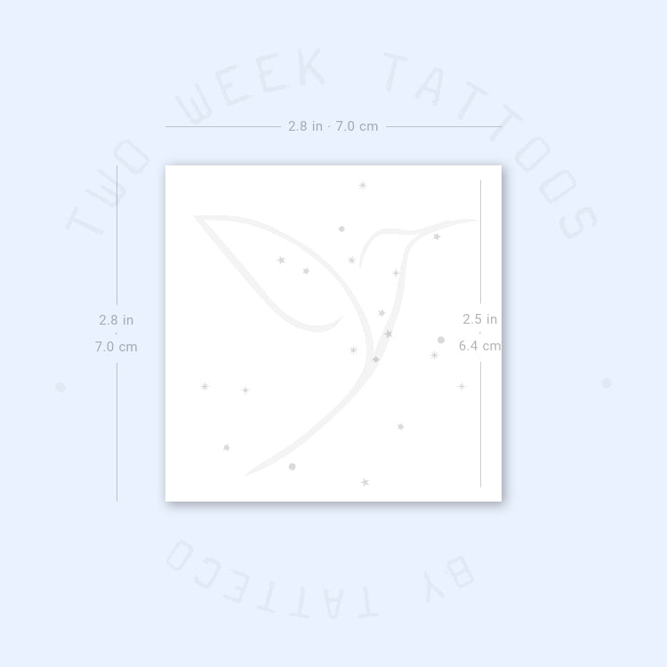 Minimalist Sagittarius Constellation Semi-Permanent Tattoo - Set of 2