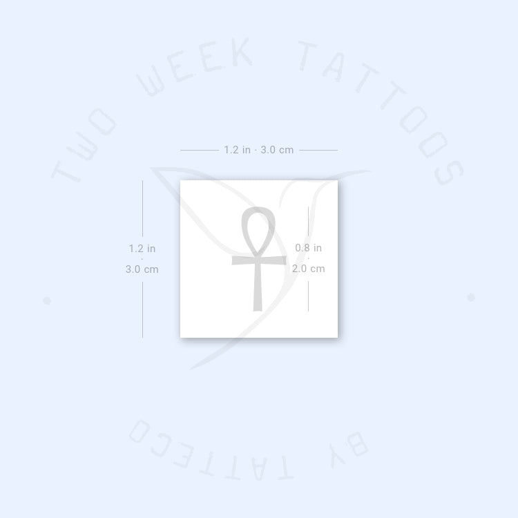 Small Ankh Semi-Permanent Tattoo - Set of 2