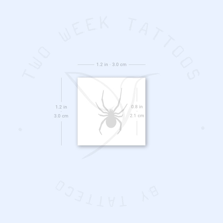 Spider Semi-Permanent Tattoo - Set of 2
