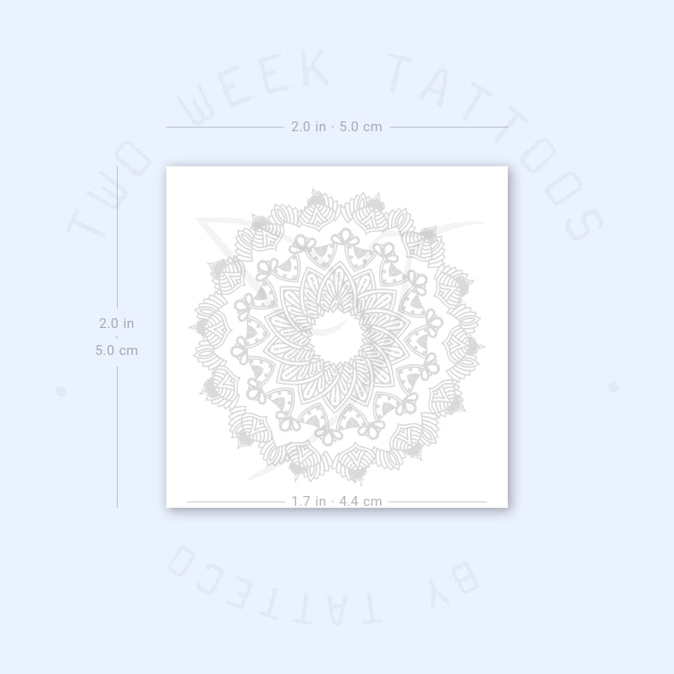 Flowerage Mandala Semi-Permanent Tattoo - Set of 2