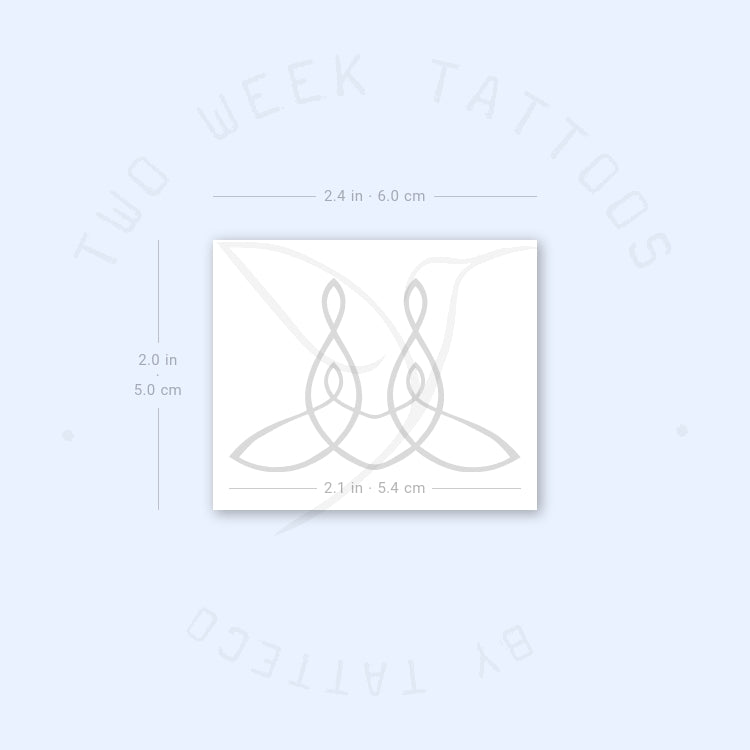 Family Forever Symbol Semi-Permanent Tattoo - Set of 2