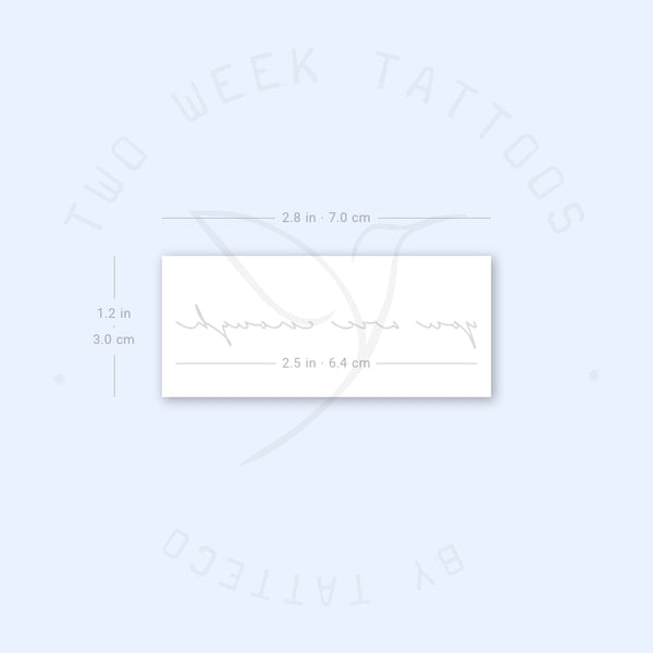 You Are Enough Semi-Permanent Tattoo - Set of 2