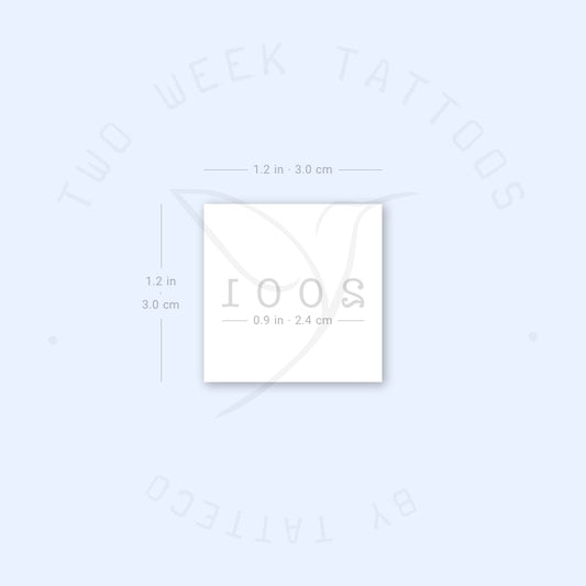 2001 Semi-Permanent Tattoo - Set of 2