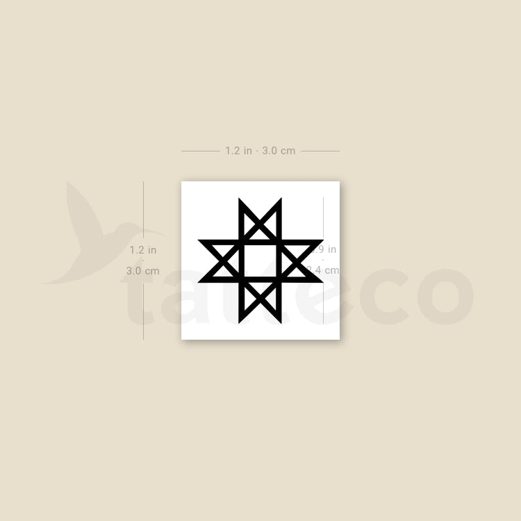 Tatuaje temporal de Auseklis - Juego de 3
