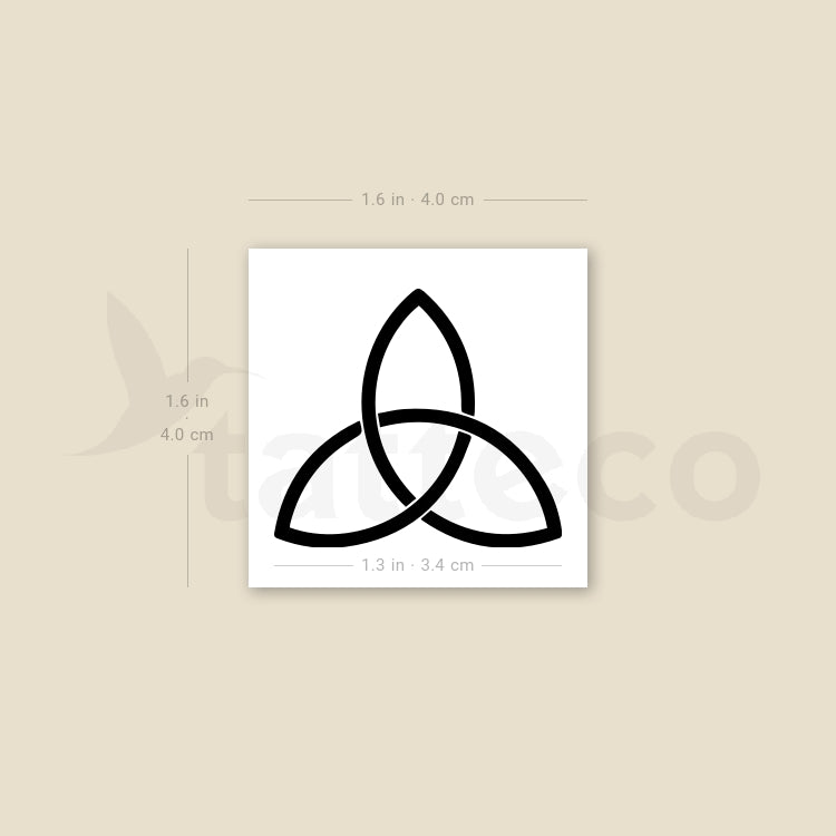 Triqueta Temporary Tattoo - Set of 3