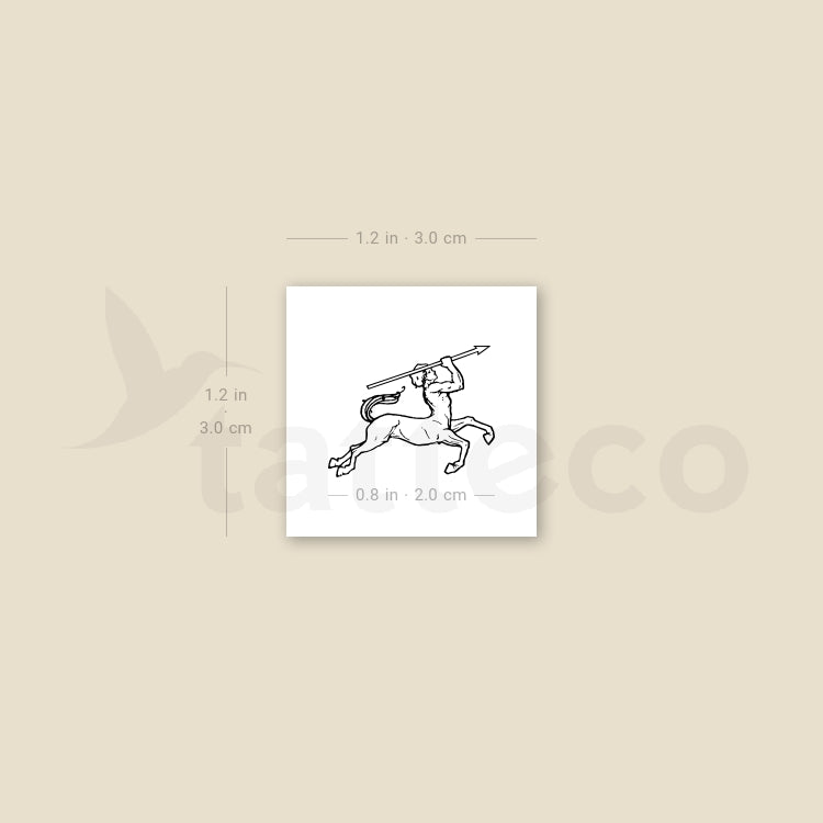Centaur Temporary Tattoo - Set of 3
