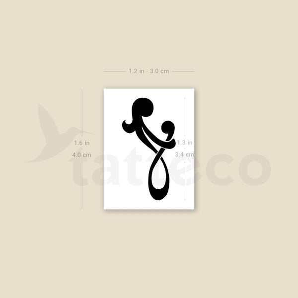 Mother And Son Temporary Tattoo - Set of 3