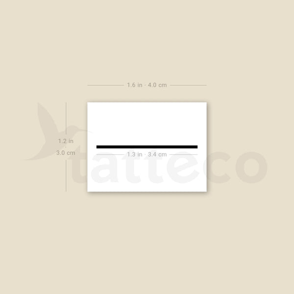 Ring Line Temporary Tattoo - Set of 3