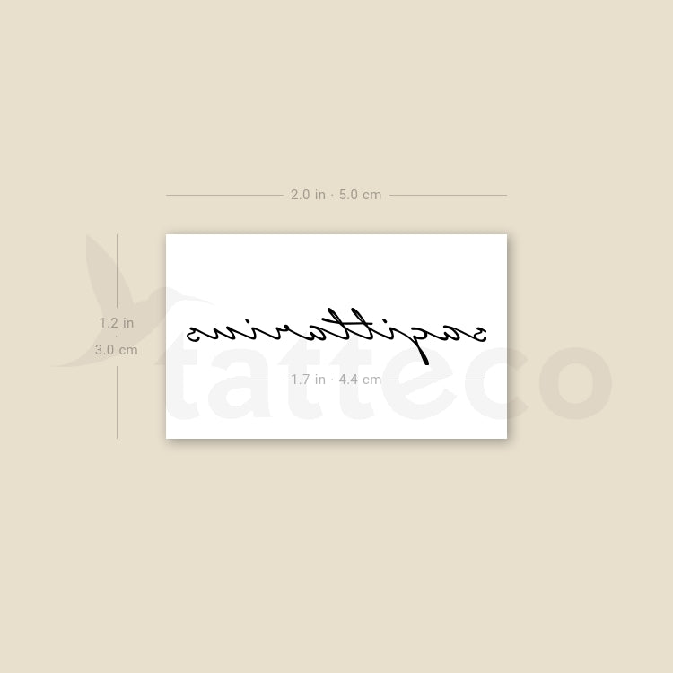 Sagittarius Temporary Tattoo - Set of 3