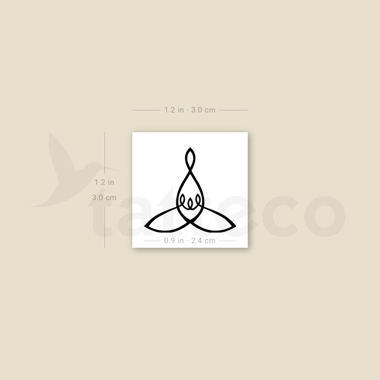 Mother Of Three Temporary Tattoo - Set of 3
