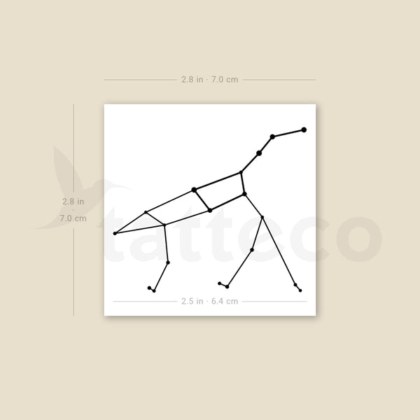 Ursa Major Temporary Tattoo - Set of 3