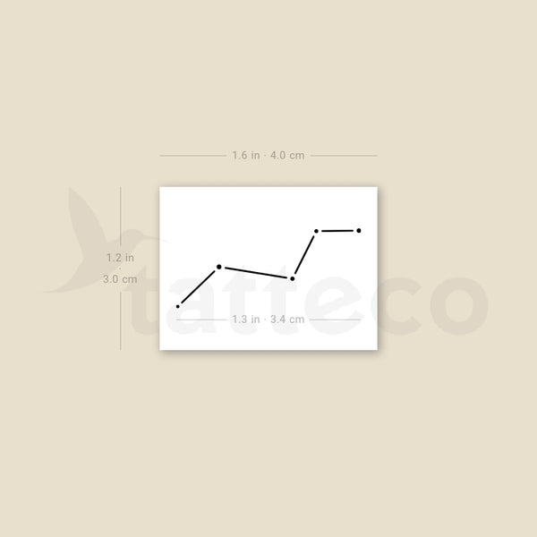 Vulpecula Temporary Tattoo - Set of 3