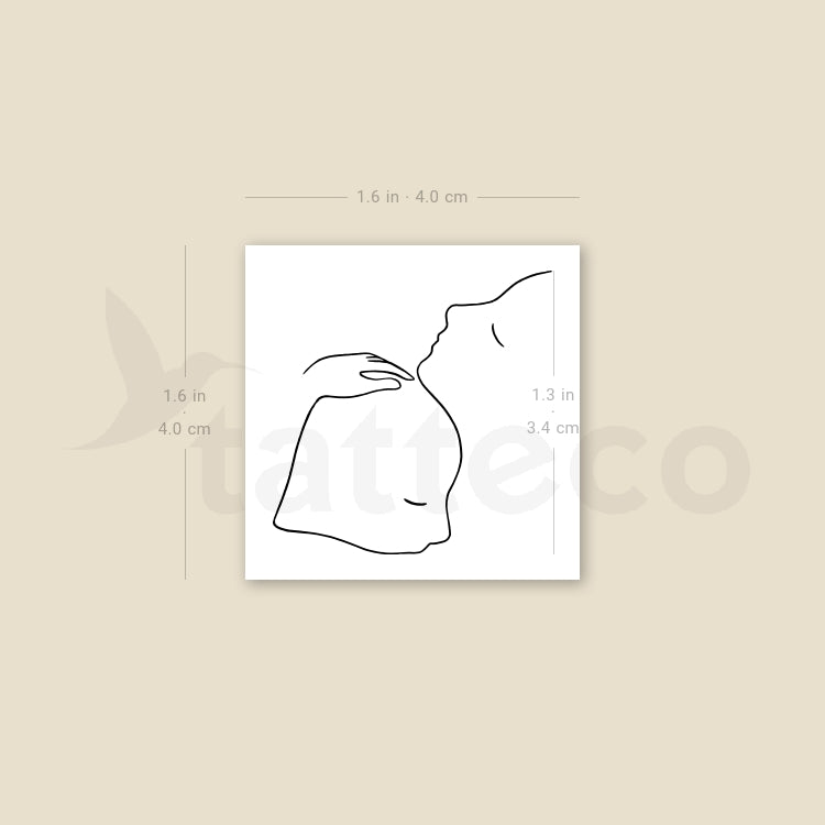 Mother Love Temporary Tattoo - Set of 3
