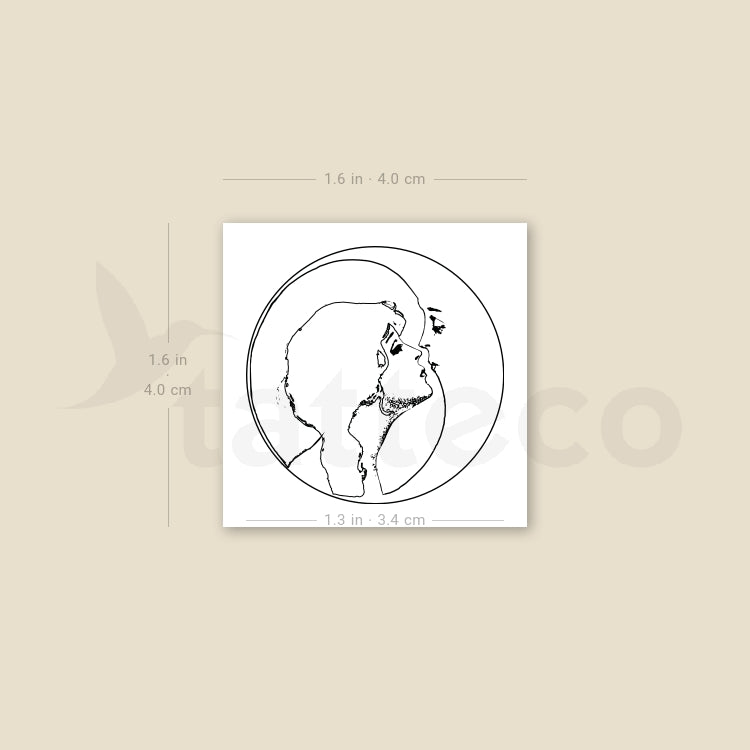 Dear Old Dixie Temporary Tattoo - Set of 3