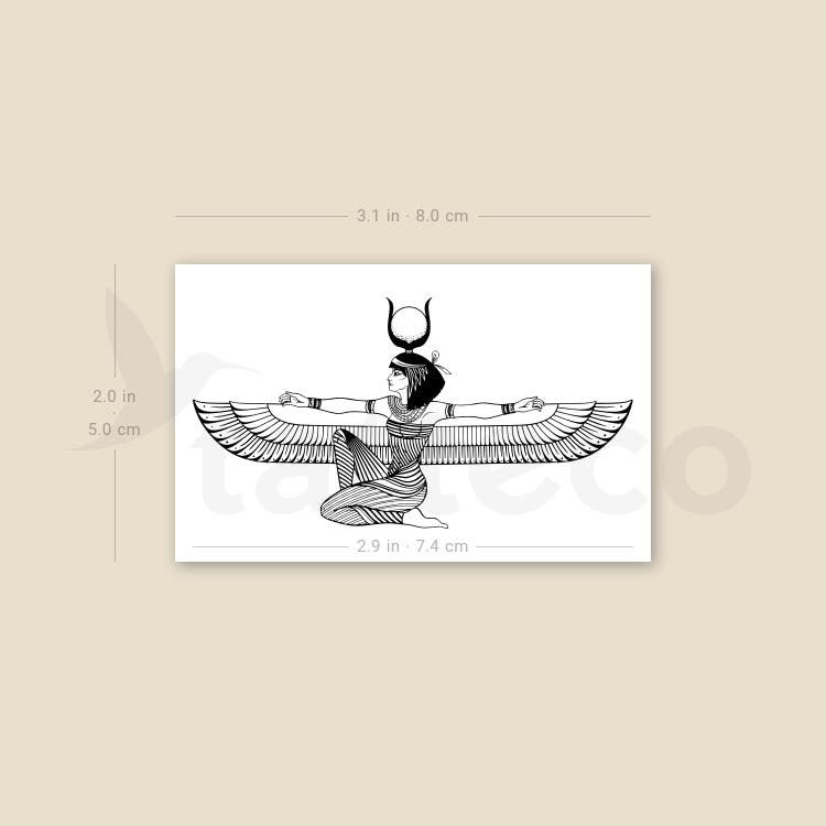 Isis Temporary Tattoo - Set of 3