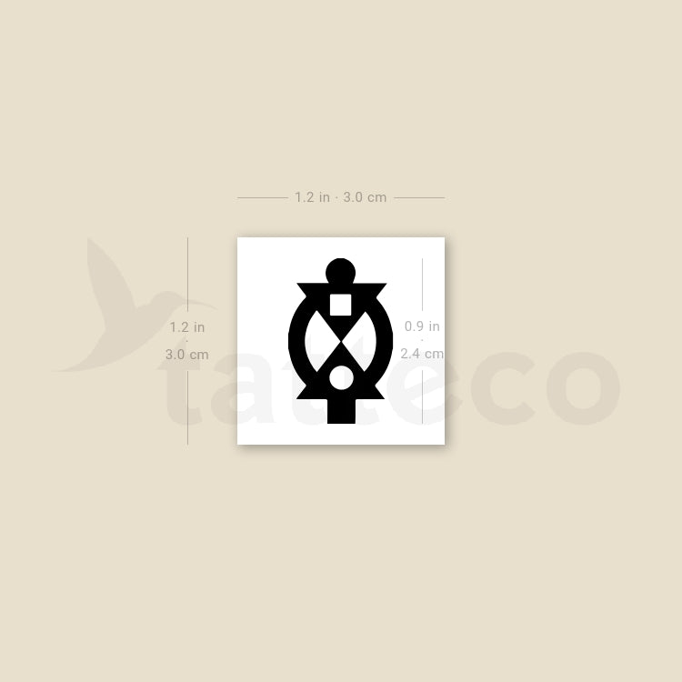 Boa Me Na Me Mmoa Wo Temporary Tattoo - Set of 3