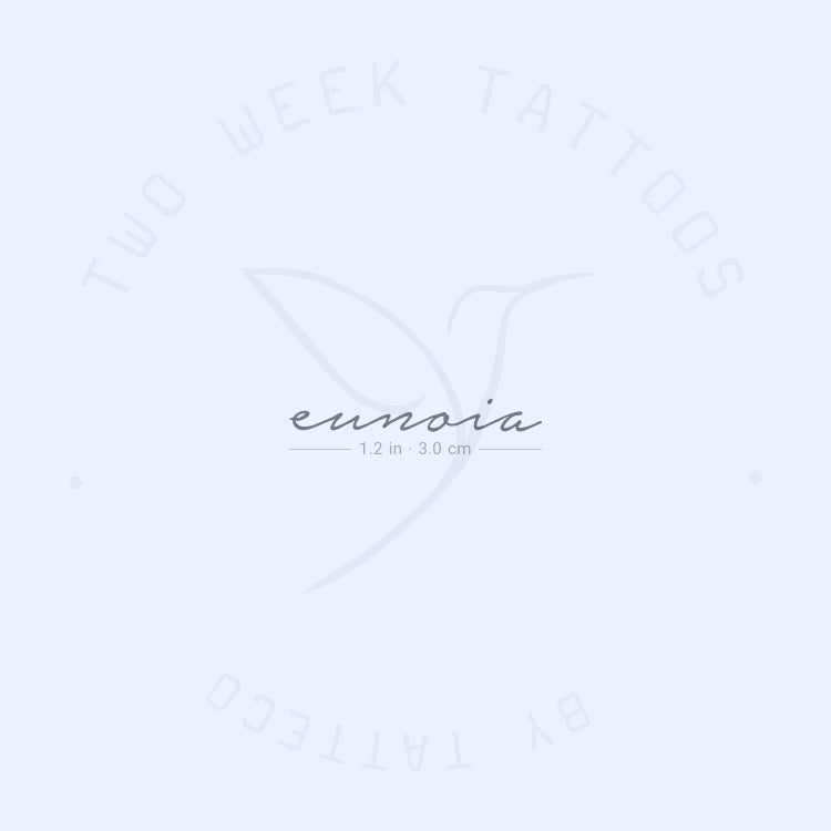Eunoia Semi-Permanent Tattoo - Set of 2