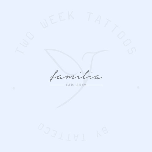 Tatuaje semipermanente Familia - Juego de 2