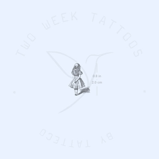 Tatuaje semipermanente pequeño de Alicia - Juego de 2