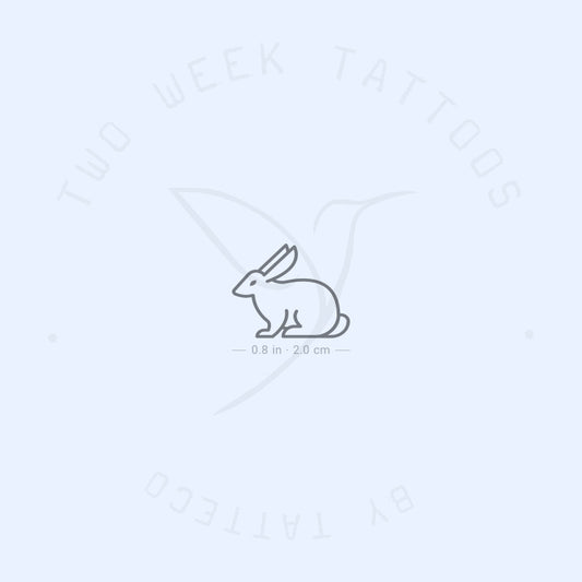 Rabbit Semi-Permanent Tattoo - Set of 2