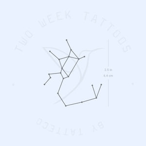 Sagittarius Constellation Semi-Permanent Tattoo - Set of 2